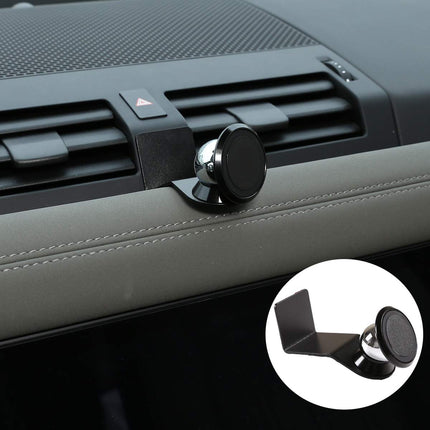 DIYUCAR universaalne telefonihoidik LR Defender 90 110 2020 2021 navigatsioonitelefonihoidikule iPhone 12 11Pro Max Xs Xr, Samsung Galaxy (must 01)