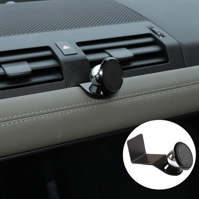DIYUCAR universaalne telefonihoidik LR Defender 90 110 2020 2021 navigatsioonitelefonihoidikule iPhone 12 11Pro Max Xs Xr, Samsung Galaxy (must 01)