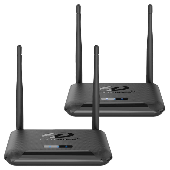 PAKITE juhtmevaba HDMI saatja ja vastuvõtja, HDMI silmusväljund, IR-puldi pikendaja, ulatus 200M/657FT, 1 saatjast 4 vastuvõtjani, 1080P 60Hz, video voogedastus digiboksist, sülearvutist, arvutist, Netflixist, YouTube'ist telerisse, projektorisse