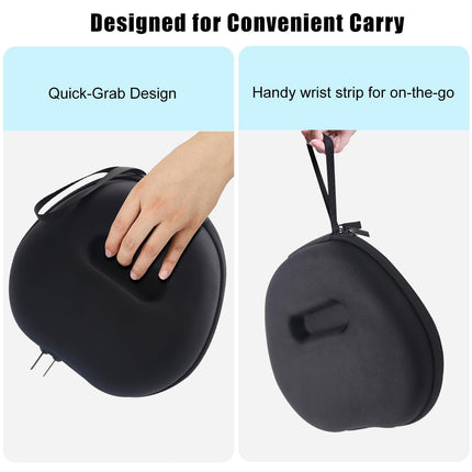 Headphone Case for Sony WH-CH720N/WH-CH520 Headphones, Travel Protective Case Storage Bag for Storing WH-CH720N/WH-CH520 Headphones (Black)