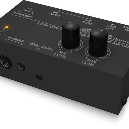 Behringer MICROMON MA400 ülikompaktne monitor-kõrvaklappide võimendi
