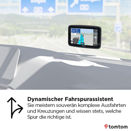 TomTom Truck Sat Nav GO Professional 2nd Generation (5" capacitive touchscreen with maps of Europe and real-time traffic information, specifically designed for trucks, vans, buses, and large vehicles)