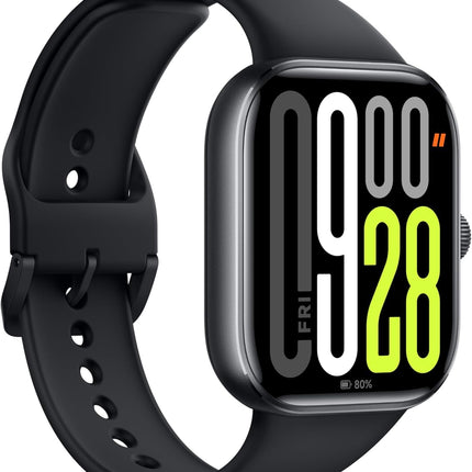 Xiaomi Redmi Watch 5, Bluetooth-kõned, 2,07-tolline (5,1 cm) AMOLED-ekraan, pulsimõõtja, une jälgimine, mürasummutus, kaamera juhtimine, must