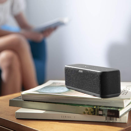 Anker Soundcore Boost Bluetooth speaker upgrade with fantastic sound, BassUp, 12 hours of playback, USB-C, IPX7 water resistance, wireless with custom EQ in the app, stereo pairing