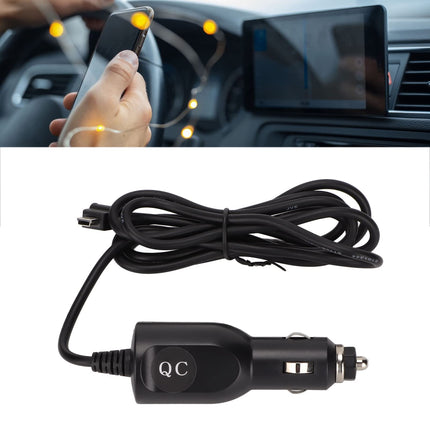 Zunate GPS-i laadimiskaabel, 5V 1.2A sigaretisüütaja autolaadija, 1.5M GPS-navigatsioonikaabel sigaretisüütaja jaoks, Tomtom XL One GPS-ile, ühenda ja kasuta