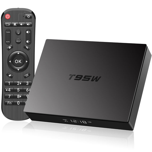 Android TV Box 4GB RAM 64GB ROM S905W2 neljatuumaline ARM Cortex-A35, TV Android Box toetab kahesageduslikku WiFi 2.4 ja 5GHz Bluetooth v5.0 3D HD 4K