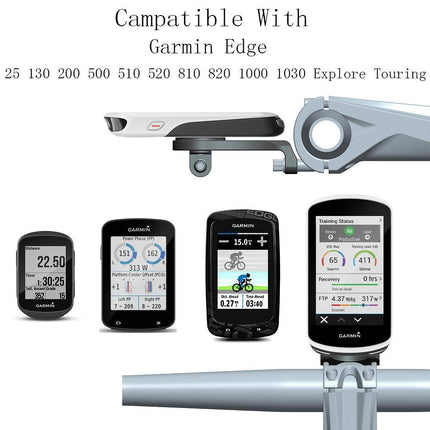 Panmout pikendatud esikinnitus, jalgratta lenkstangi kinnitus NiteRider adapterile, spordikaamera, Garmin Edge 25 130 200 500 510 520 800 810 820 1000 1030