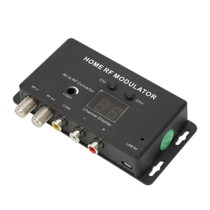 UHF-modulaator, TV-lingi modulaator, toetab PAL/NTSC-d, professionaalne AV-RF-muundur digiboksi ja A/V-allikate jaoks, laialdaselt ühilduv