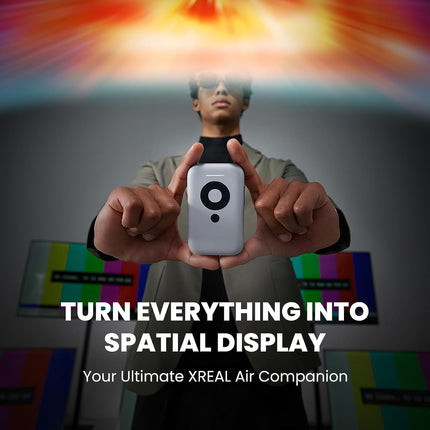 XREAL Beam, ruumilise kuva adapter/dokk, kaasaskantav teleriboksi AR-prillid, ühildub PS5/Xbox X/Switch/iPhone 15/SteamDeck/Mac/PC/Android/iOS/videoprillidega