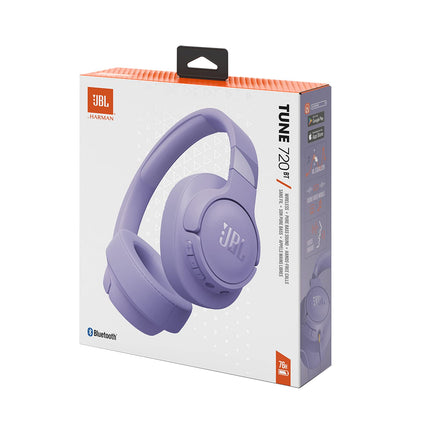 JBL Tune 720 BT juhtmevabad kõrvaklapid – JBL Pure Bass heli, Bluetoothi ​​ja kerge, kokkupandava disainiga – Kuni 76 tundi taasesitust – Lilla