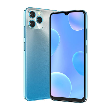 Blackview A95-4G+ nutitelefon 6,528-tollise ekraaniga - mobiiltelefon 13MP kolmekordse tagakaameraga, 5MP esikaameraga - 4 GB + 64 GB - võimas 4780 mAh aku - Euroopa versioon - sinine