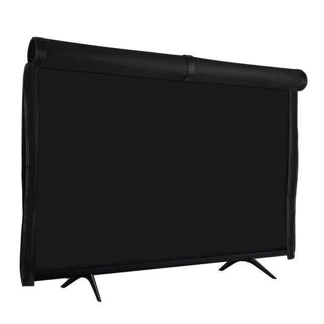 kwmobile Protective Cover for 55" TV - TV Screen Protector Cover - Flexible TV Screen Dust Cover - Black