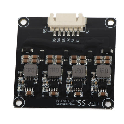 5S 6S 7S 1.2A Active Equalizer Balancer, Inductive NCM Li-Ion Lifepo4 LFP Lithium Battery Balancer Power Transfer Board with Balance Instruction and High-Precision BMS Balancing Protection (5S)