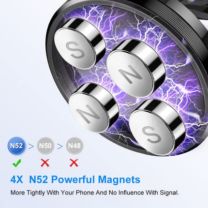 FLOVEME autotelefoni hoidik magnetiga armatuurlauale, magnetiline telefonihoidik autole kleepuva alusega, reguleeritav autotelefonihoidik, mis ühildub iPhone 11 Pro XS XR X 8 7 Samsung Huawei jne-ga.