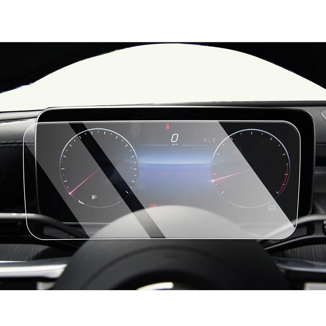 CDEFG Mercedes C-klass W206 GLC X254 2022 2021 2023 2024 auto navigatsiooni kaitsekile karastatud klaasist 9H kriimustuskindel 12,3-tolline GPS läbipaistev ekraanikaitse navi kile lisatarvikud (armatuurlaud)