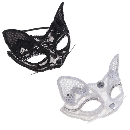 Happyyami Mardi Gras Mask Halloween Cosplay Medium Size for Carnival Prom Retro Costume Party Supplies