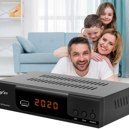 HD-line kaabelvastuvõtja kaabelvastuvõtja digitaalse kaabeltelevisiooni vastuvõtja - DVB-C (HDTV, DVB-C / C2, DVB-T/T2, HDMI, SCART, USB 2.0) + HDMI-kaabel (vastuvõtja)