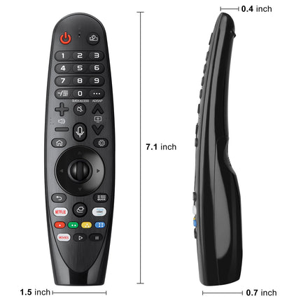 for LG TV remote control, for LG Magic Remote Original, compatible with AKB75855501 MR19BA MR20GA MR21GA MR22GN MR23GA with pointer and voice function