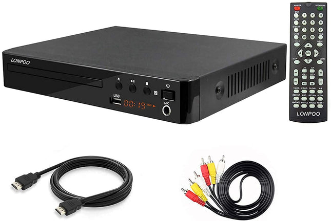 LP-099 DVD-mängija telerile, regioonidevaheline DVD-mängija, CD-mängija HDMI-ühendusega (1080p ülesskaleerimine), HDMI AV-väljund, USB-sisend, regioonidevaheline integreeritud PAL NTSC-süsteem (LP-099)