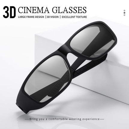 AoHeng Cinema passiivsed 3D-prillid RealD-filmide jaoks, suur raam, selgem, heledam (2 tk)