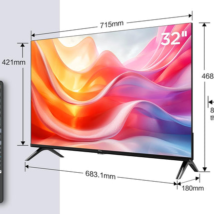 TCL 32L5A, 32-tolline teler, FHD, HDR nutiteler, mis toetab Android TV-d (lasterežiim, Dolby Audio, ühildub Google Assistantiga)
