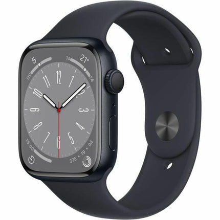 Apple Watch Series 8 (GPS, 45MM) Midnight Aluminum Case with Midnight Sport Band (Refurbished)