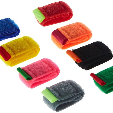 Kikkerland Colored Cable Ties, 8 Pack (US79)