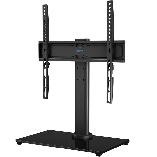 BONTEC universaalne telerikinnitus 26–55-tollistele LCD/LED/OLED/plasma/kumerteleritele, 45-kraadise pöördenurgaga, reguleeritava kõrgusega, maksimaalse kandevõimega 40 kg, max. VESA 400 x 400