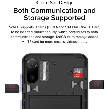 Ulefone 3G Smartphone without Contract, Note 6, 8.5mm Ultra Slim Dual-SIM Mobile Phone, 6.1'' HD+ Screen, 3-Card Slot Design, Android 11 Go, 1GB + 32GB, 2MP + 5MP Camera, Face Unlock GPS Green