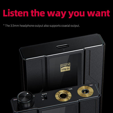 FiiO JadeAudio Q11 DAC kõrvaklapivõimendi DSD256 PCM 32bit/384bit nutitelefonidele/arvutitele 3.5mm 4.4mm väljundid, must