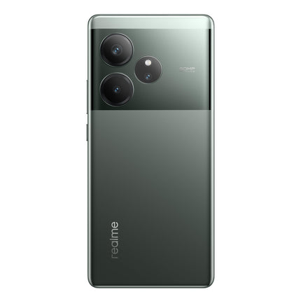 Realme GT6 nutitelefon 5G 12+256 GB, Snapdragon 8s Gen 3 kiibistik, 6000nit üliere ekraan, Sony LYT-808 OIS kaamera, 120W SUPERVOOC laadimine, 5500mAh massiivne aku, habemenuga roheline (adapterit pole)