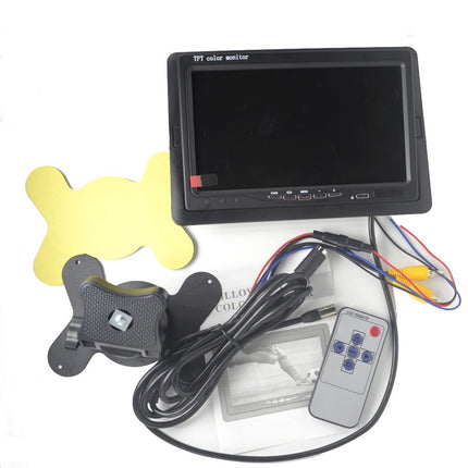 Pardarsey 7-tolline LED-taustvalgustusega TFT LCD-ekraan auto tahavaatekaamerate, auto DVD-de, teeninduskaamerate, digibokside, satelliitvastuvõtjate ja muude videoseadmete jaoks
