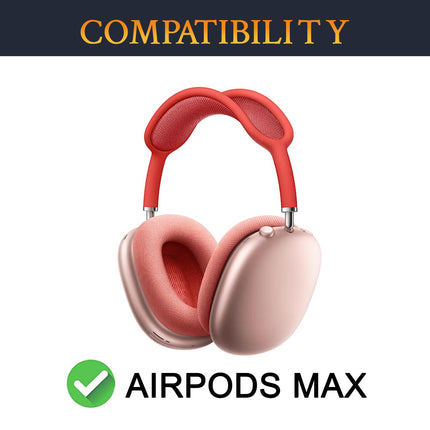 SOULWIT AirPods Max kõrvaklappide vahetuskõrvapadjad, vastupidava võrkkangaga vahetuskõrvapadjad, pehmem vaht