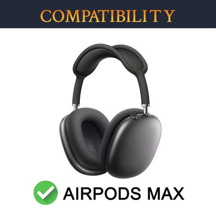 SOULWIT AirPods Max kõrvaklappide vahetuskõrvapadjad, vastupidava võrkkangaga vahetuskõrvapadjad, pehmem vaht