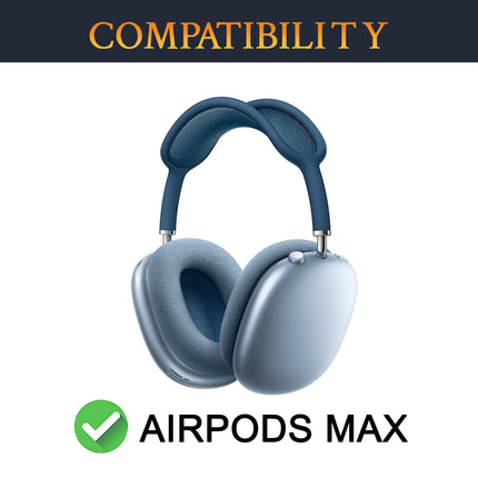SOULWIT AirPods Max kõrvaklappide vahetuskõrvapadjad, vastupidava võrkkangaga vahetuskõrvapadjad, pehmem vaht