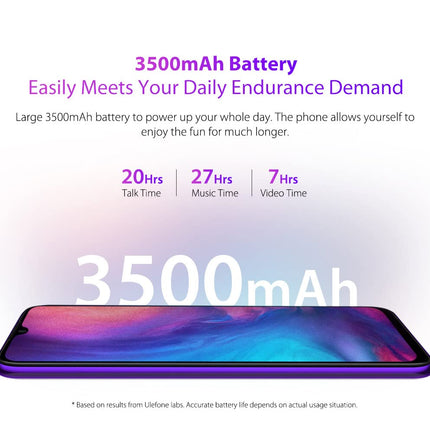 Ulefone Note 7P (2019) 4G Smartphone Unlocked, 6.1-inch Waterdrop Screen, Android 9.0 Dual SIM Mobile Phone, MTK6761 2.0GHz 3GB RAM 32GB ROM, Triple Rear Camera, Fingerprint Green