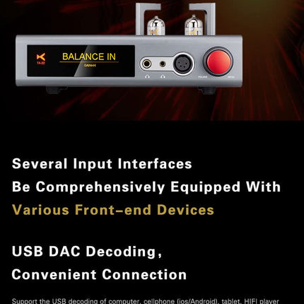 XDUOO TA-22 DAC ja lamp-balansseeritud kõrvaklappide võimendi ES9038Q2M*2 USB DSD256 32Bit/384kHz HD Bluetooth DAC võimendi