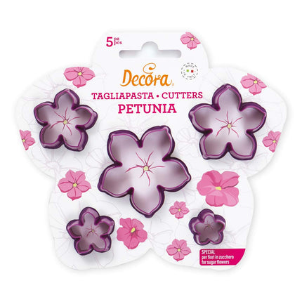 DECORA 0803026 PETUUNIALÕIKUTE KOMPLEKT 5-OSALINE, Lilla