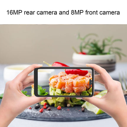 I14pro Max nutitelefon, 6,1-tolline IPS HD ekraan, 4G võrguga mobiiltelefon, 3 GB RAM, 64 GB ROM, 4000 mAh aku, mobiiltelefon, näotuvastus, GPS, kahekordne SIM-kaart, 16MP tagumine kaamera + (sinine)