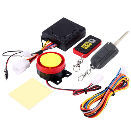 Qiilu remote start motorcycle, 12V motorcycle alarm system with 2 radio remote controls for scooter moped quad