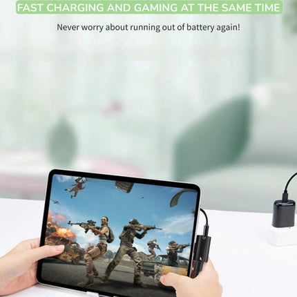 Cuifati USB-C to 3.5mm Headphone and Charger Adapter, 2-in-1 Type-C to Audio Jack with PD 60W Fast Charging Dongle for Stereo Earbuds for Most Type-C Smartphones and Laptops