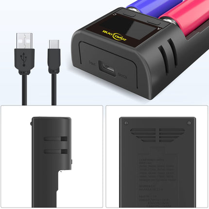 Nutikas 21700 18650 laadija, LCD 21700 laadija 21750 21700 18650 laadija 20700 22700 26650 26700 16340 (RCR123) 17650 17670 NI-MH/NI-Cd AA AAA