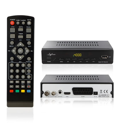 LEYF PA-2211 kaabelvastuvõtja DVB-C digitaalne kaabeltelevisioon Full HD teler (DVB-C / C2, HDTV, DVB-T/T2, HD, SCART, USB) Kaabeltelevisioon kõikidele kaabeloperaatoritele