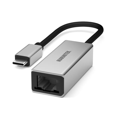 USB C Etherneti adapterkaabel - Marmitek UE24 - Ühenda Thunderbolt LAN-iga - Ühenda oma Mac või sülearvuti ruuteriga isegi siis, kui ÜKS RJ45 port puudub - USB-C muundur