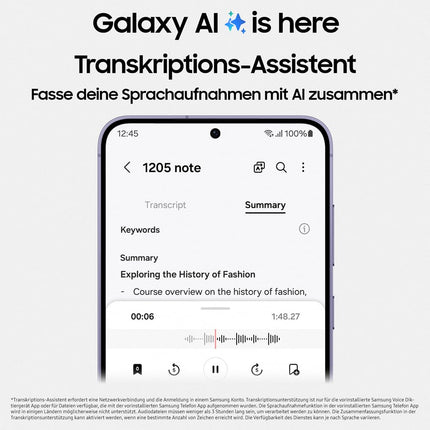 Samsung Galaxy S24 tehisintellektiga nutitelefon, lepinguta Android-telefon, 8 GB muutmälu, 128 GB salvestusruumi, 50 MP kaamera, pikk aku tööiga, oonüksmust, 3-aastane tootjagarantii
