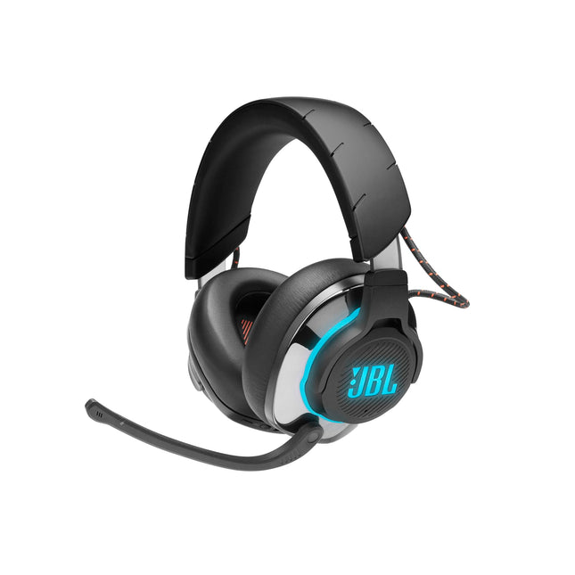 JBL Quantum 810 kõrvapealsed mängukõrvaklapid – juhtmevabad Bluetooth-peakomplekt aktiivse mürasummutuse ja ülespööratava mikrofoniga – kvantumruumiline heli – must