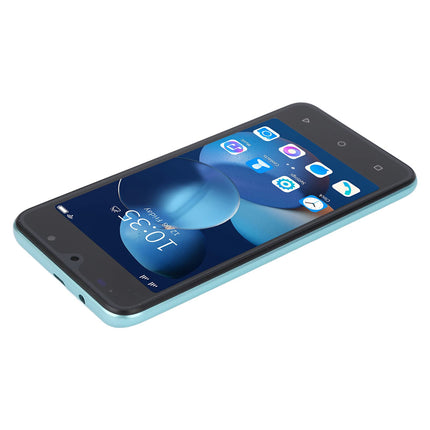 Elprico 8Pro mobiiltelefonid, 5-tolline kahe SIM-kaardiga nutitelefon ilma lepinguta, 2 GB muutmälu, 32 GB ROM, 2 MP + 5 MP kaamera, 2200 mAh, näotuvastusega telefon Androidile (roheline)