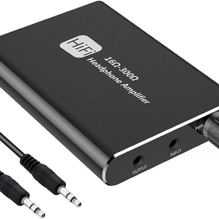 Kõrvaklappide võimendi, kaasaskantav helivõimendi 3,5 mm AUX-port nutitelefoni, tahvelarvuti, MP3-muusikapleieri jaoks