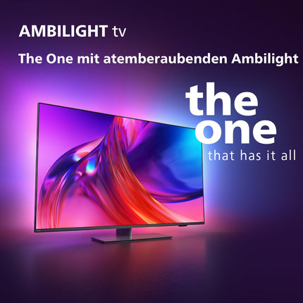 Philips Ambilight TV | 43PUS8808/12 | 108 cm (43 tolli) 4K UHD LED-teler | 120 Hz | HDR | Dolby Vision | Google TV | VRR | WiFi | Bluetooth | DTS:X | Hääljuhtimine