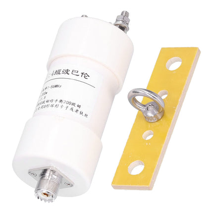 Eujgoov 1:4 balun, 200W 50Ω-200Ω ABS materjalist, sobib 1-56MHz Wintoni lühilaineantennile